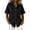 Black, variant on GZWYHT Hoodies for Women V Neck Long Sleeve Lightweight Sweatshirts Drawstring Pullover Tops Sun Protection Shirts for Women Summer Beach Vacation Outfits Black L