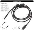 thumbnail image 3 of Industrial Endoscope, Borescope Inspection Camera, IP67 Waterproof Camera, Sewer Camera with 6 LED Light Multicolor, 3 of 4