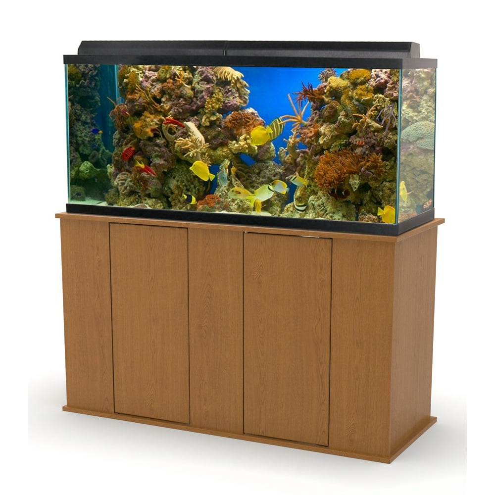 Upright Aquarium Stand, Oak, 75/90 Gallon