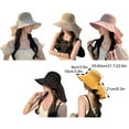thumbnail image 4 of mmirethe Lightweight Summer Sun Protection Hat Available In Different Colors Summer Hat For Women Bucket Hat Beige, 4 of 6