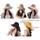 thumbnail image 4 of Methold Sombrero de sol duradero de poliéster para mujer, protección del cuello, sombrero de verano moderno y transpirable para mujer Sombreros Rosa, 4 of 6