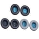 thumbnail image 5 of Inteprter 1 par de almohadillas para los oídos de los auriculares, fundas de cojín de espuma de cuero, orejeras suaves para los oídos Electrónica Azul negro, 5 of 6