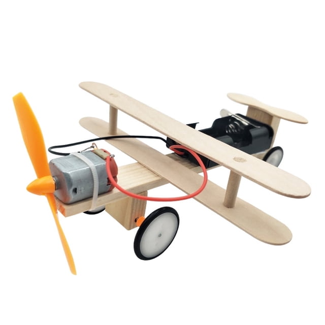 KidsDIY Technology Small Electric Aircraft Invention Student Scienc Experiment Manual Toys