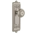 thumbnail image 4 of Grandeur Winpar_Sd_Na Windsor Solid Brass Rose Single Dummy Door Knob - Nickel, 4 of 7