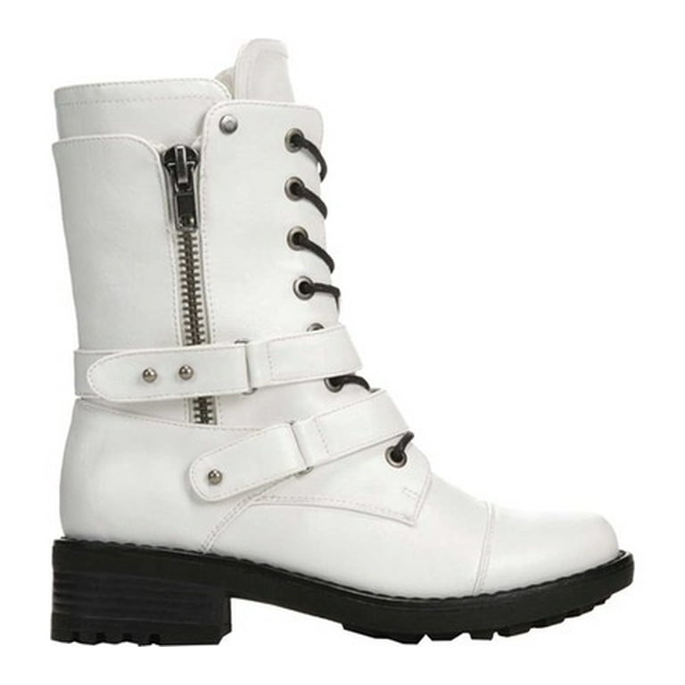 Women s Carlos by Carlos Santana Sage Moto Boot Walmart