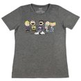 thumbnail image 1 of Cacahuètes Charlie Brun Snoopy Linus Lucy Groupe Rire Juniors T-Shirt, 1 of 2