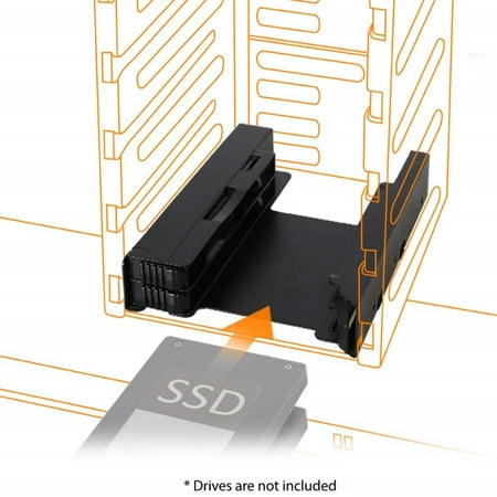 UPC: 0884826001638 | ICY DOCK Storage MB082SP 2.5inch SATA/IDE 2×2.5inch into 3.5inch Device Bay Retail