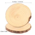 thumbnail image 2 of Rodajas de Madera GNIEMCKIN de Pino Natural 14-16 cm Juego de 12, 2 of 7