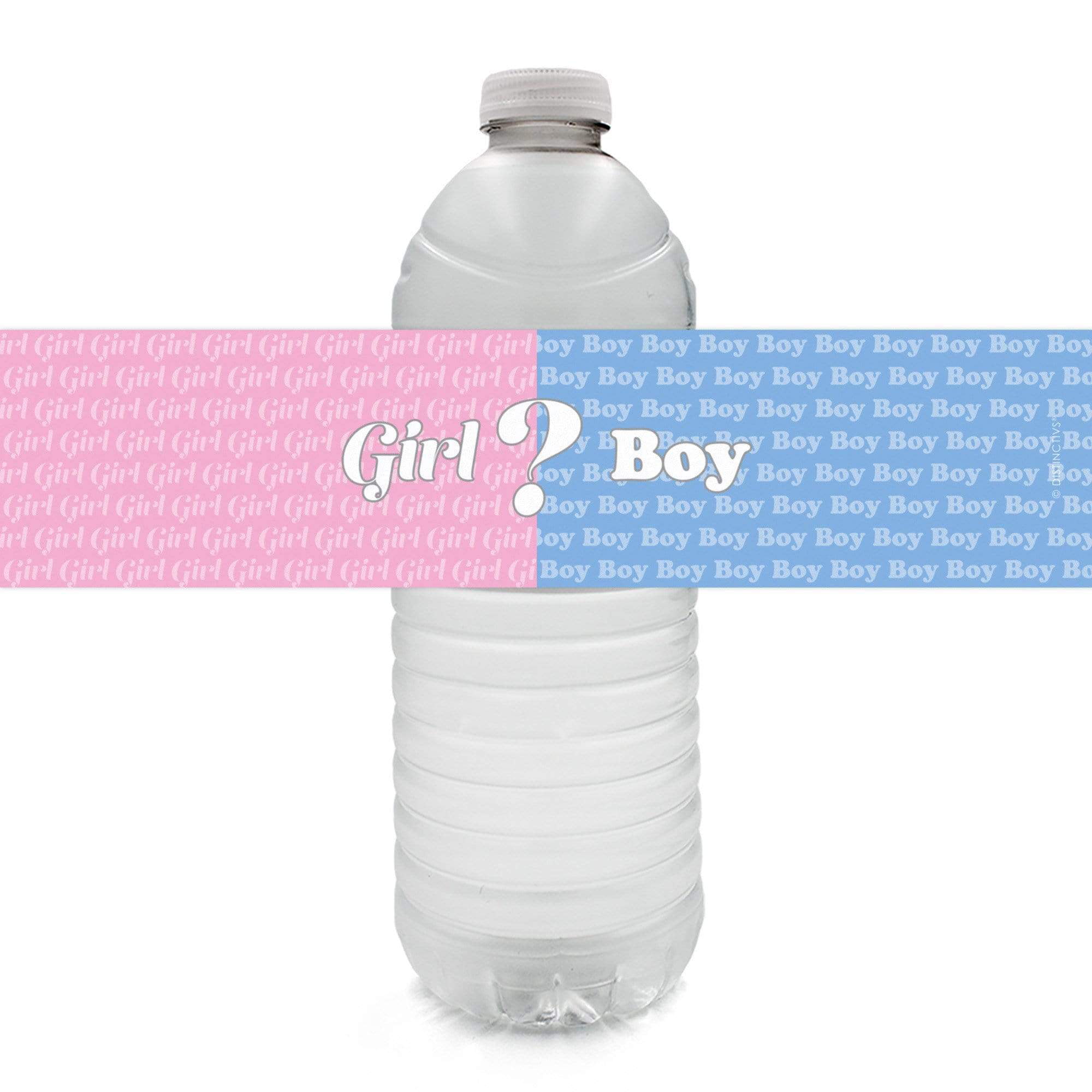 Details about   Cute Water Bottle Gift Sticker Label Baby Shower Decor Gender Reveal Party Favor
