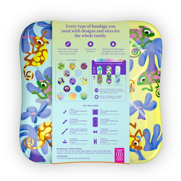 Welly Assorted Color Changing Bandage Kit, 120 ct