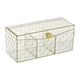 thumbnail image 1 of Soporte para almohadillas de maquillaje, recipiente para hisopos, recipiente moderno para bolas con tapa, almohadilla para cosméticos 3 rejillas jinwen Estuche de almacenamiento de almohadillas d, 1 of 5