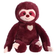 Aurora - Large Amethyst Valentine - 20.5" Sweety Sloth - Heartwarming Stuffed Animal
