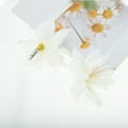 thumbnail image 3 of Unique Bargains 2 Pcs Hair Clip Grace Artificial Flower Duckbill Clip White, 3 of 5