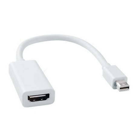 Mini DisplayPort to HDMI Adapter (Mini DP to HDMI) in White - Thunderbolt 2 Port (Best Mini Displayport To Hdmi Adapter)