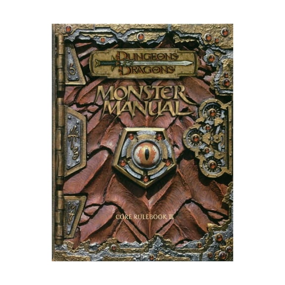Monster Manual (Dungeons & Dragons 3rd Edition, Core Rulebook III) by Skip Williams, Monte Cook, Jonathan Tweet Hardcover