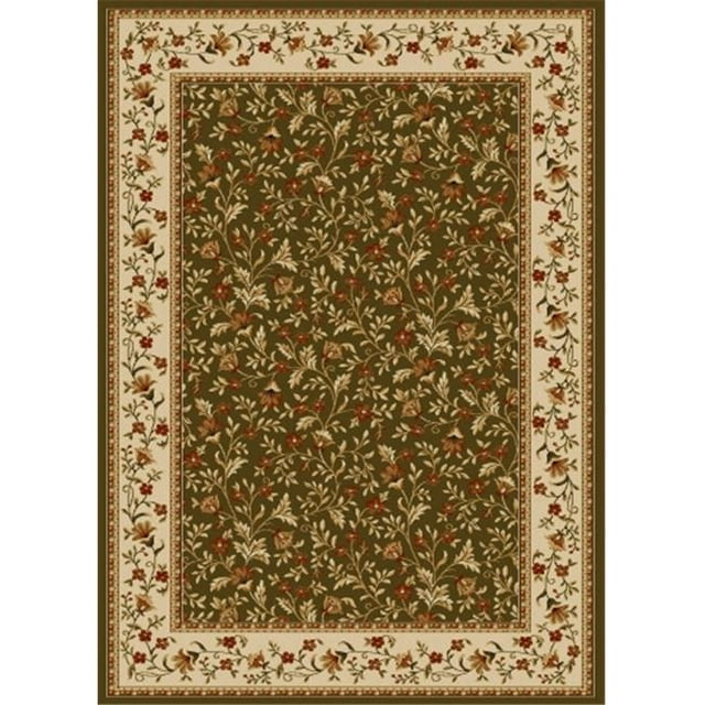 Radici 1593-1154-SAGE Como Rectangular Sage Green Traditional Italy Area Rug- 2 ft. 2 in. W x 7 ft. 7 in. H