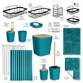 thumbnail image 2 of Lammaloe Teal Bathroom Accessories Sets and Shower Caddy for Bathroom Sets with Shower Curtain Sets and Rugs and Accessories for Bathroom Decor with Toothbrush Holder, 2 of 6