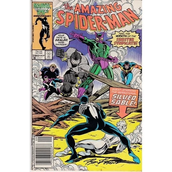 Amazing Spider-Man #280 Signed Ron Frenz