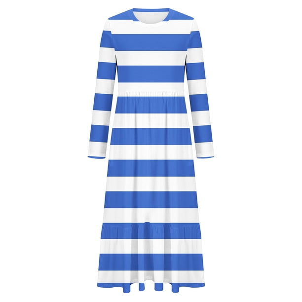 chinese dress ladies Pink High Neck Ruffle Tiered A-Line Midi Dress main image 1