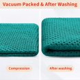 thumbnail image 7 of Simmore 100% Cotton Waffle Weave Dish Cloths for Washing Dishes, Super Soft and Highly Absorbent Dish Cloths for Kitchen, 12x12 Inches, 12-Pack, Teal, 7 of 7