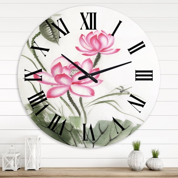 Designart 1 in Quartz Traditional Wall Clock
