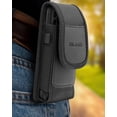thumbnail image 6 of Encased Nylon Holster & Rebel Case Compatible with Samsung Galaxy S22 Plus Belt Clip Case and Pouch, 6 of 12