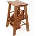 thumbnail image 2 of Creative Wood Design Amish Made Furniture Solid Oak Step Stool, 2 of 3
