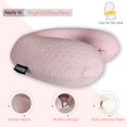 thumbnail image 2 of Almohada de viaje Gosider Neck en forma de U, espuma viscoelástica, color rosa, 2 of 6