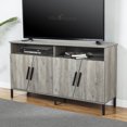 thumbnail image 1 of Wood Farmhouse Barn Door TV Stand for 65" TVs, Entertainment Center Media Console TV Cabinet, 1 of 8