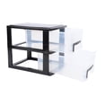 thumbnail image 1 of Cajón De Almacenamiento De Plástico Transparente Organizador, Caja De Cajón De Escritorio De 2 Niveles Con Cajones Corredizos A Prueba De Polvo Para Oficina,, 1 of 7