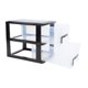 thumbnail image 1 of Cajón De Almacenamiento De Plástico Transparente Organizador, Caja De Cajón De Escritorio De 2 Niveles Con Cajones Corredizos A Prueba De Polvo Para Oficina,, 1 of 7
