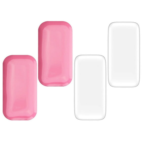 GARVALON 4Pcs Eyelash Extension Pads Silicone Eyelash Shield Pads For Eye Makeup Tools Anti Static Women Girls 11x5.5in