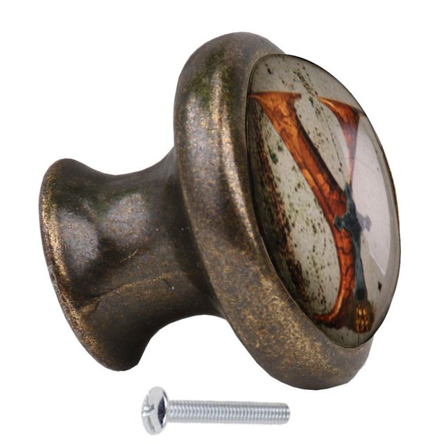 Hardware de Perilla Baoblaze, cajón del armario, Perilla extraíble, color latón antiguo