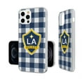 thumbnail image 7 of LA Galaxy iPhone Plaid Design Clear Case, 7 of 7
