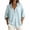A26 Light Blue-Linen Tops for Women, variant on Mifsaly Linen Button Down Shirt Women Collared Long Sleeve Dressy Casual Blouses Lightweight Comfortable Office Work Spring Summer Tops L