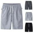 thumbnail image 6 of NordicNest Men's Lightweight Athletic Gym Shorts, Elastic Waistband Workout Running Shorts Summer Casual Beach Short Pants, 6 of 7