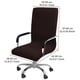 thumbnail image 5 of Silla de Escritorio PiccoCasa Funda Jacquard Rayas Alto Respaldo Universal Giratoria Color café Talla M, 5 of 9