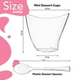 thumbnail image 4 of Exquisite Clear Reuleaux Plastic Dessert Miniatures Cups - 20 Ct. - 4 oz, 4 of 7