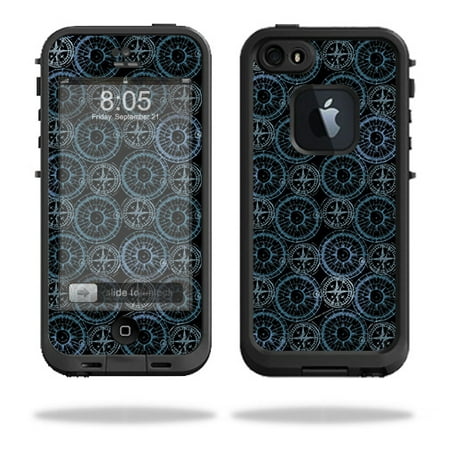Skin For LifeProof iPhone 5 / 5S Fre Case – Compass Tile | MightySkins Protective, Durable, and Unique Vinyl Decal wrap cover | Easy To Apply, Remove, and Change Styles | Made in the