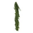 thumbnail image 2 of 6Ft Cedar Christmas Garland Decorations 2025 Realistic Lighted Faux Pine Garlands for Xmas Home Decoration Indoor Stairs Railing Fireplace Outdoor 7Ft Prelit Garland Door Decor 126 heads dense type, 2 of 9