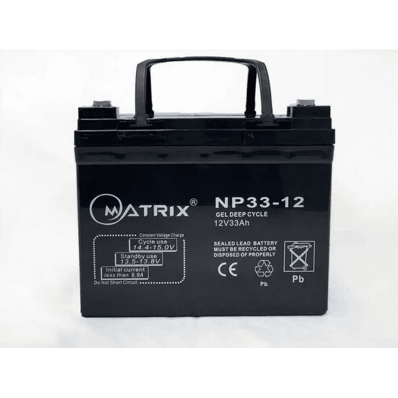 33Ah GEL Deep Cycle Battery – 12V
