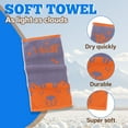 thumbnail image 3 of AUQ Wash Cloth,Fast Dry Fiber Weave Face Towel,Comfortable Touch Surface Wash Rags,Orange,19.69*9.84*0.39in, 3 of 7