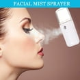 thumbnail image 2 of WHAMVOX Portable Fashion Mist Sprayer for Face and Skin Moisturizing, Lightweight White Plastic Atomizer, 2 of 7