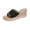Black, variant on Viluyesy Womens Slippers Non-Slip Open Toe Casual Fashion Womens Footwear Brown Size 37