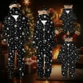 thumbnail image 4 of Mifsaly Family Matching Christmas Pajamas Sets Xmas Print Hooded Adult Onesie Pajama Christmas Jumpsuit for Women Men Holiday Festival Long Sleeve Bodysuits 2025 Vacation Sleepwear Homewear, 4 of 5