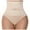 Beige, variant on TTUHYWXI High Waisted Shapewear for Women Tummy Control Panties Body Shaper Compression Underwear Stomach Girdle (Black, XL)