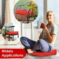 thumbnail image 5 of Costway 2 PCS 21'' x  21'' Patio Chair Seat Cushion Pads Indoor/Outdoor Red, 5 of 12