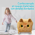 thumbnail image 2 of Peluche Gato Rm Regalomex Forma Cuadrada Almohada mediano cafe, 2 of 8