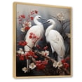 thumbnail image 2 of Designart "Japon Art euphony Of Crane III" Animals Floater Framed Canvas Print, 2 of 7