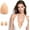 Honey, variant on Pasties Nipple Covers for Women Triangular Ultra-Thin Reusable Invisibility Silicone Nipple Pasties Adhesive (Caramel)